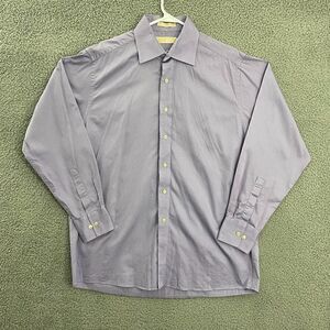 MICHAEL Michael Kors Men L‎ Purple Long Sleeve Button Down Dress Shirt